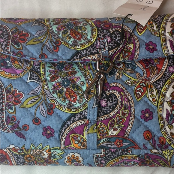 NWT Vera Bradley Multicolor Paisley Hanging Travel Makeup Bag - Picture 3 of 14